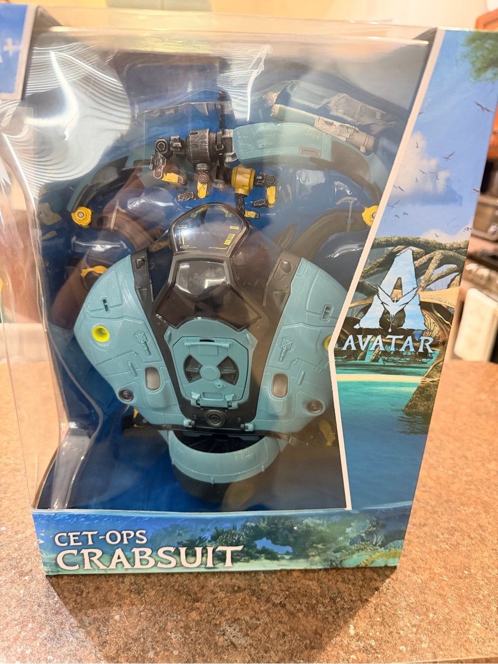 McFarlane Toys Disney Avatar CET-OPS Crabsuit With 22 Moving Parts Glowing Light